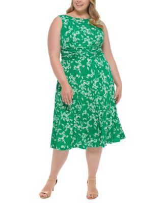 Jessica Howard Plus Size Ruched-Waist ...